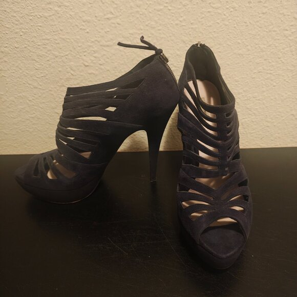Miu Miu Suede Cage Shoes - Picture 2 of 6